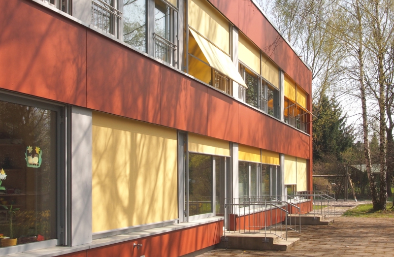 Hofperspektive Förderschule am Zeisigwald in Chemnitz